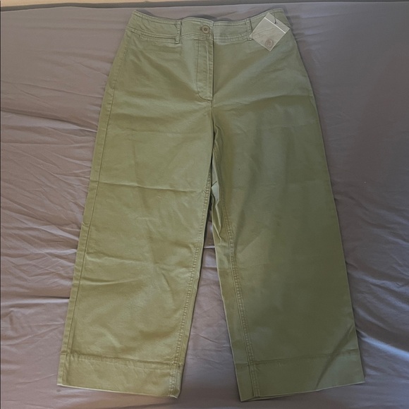 Pants - Talbots Olive Green Wide-Leg Pants
